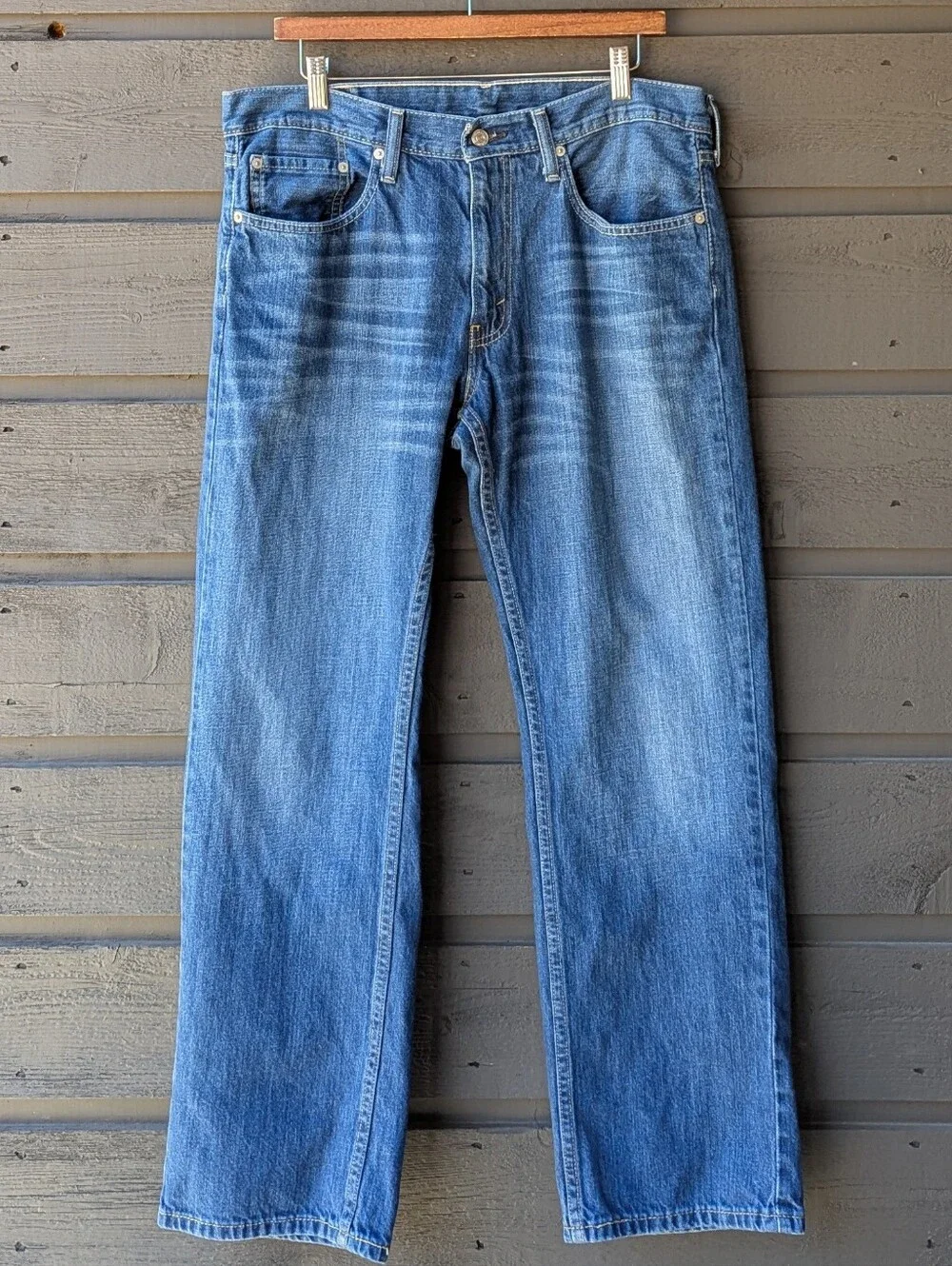 Levi's 559 Relaxed Straight Leg Jeans Size W34 L30 100% Cotton